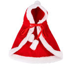 Weihnachtsart-Luxuskatze kleidet rotes Mantel-Gewicht 0.15kg für Geschenk/Andenken fournisseur