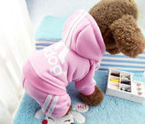 Schoßhund-Jacken-Mantel-Winter-warme Welpen-Kapuzenpulli-Farbe besonders angefertigt fournisseur