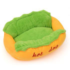 Verschiedenes Größen-Haustier-Bett-warmes Weichfaser-Hunderuhesessel-Bett verfügbar in alle Jahreszeiten fournisseur
