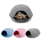 Natürliches Filz-Katzen-Bett, Hundehöhlen-Bett-lustige Ei-Art HAUSTIER Haus mit Kissen-Matte fournisseur