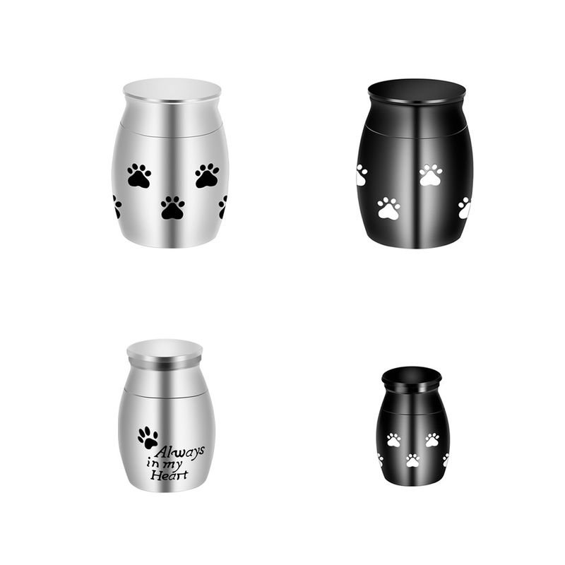 Edelstahl-Haustier-Urnen/kleine Haustier-Urne fertigten Logo für Tierasche besonders an fournisseur