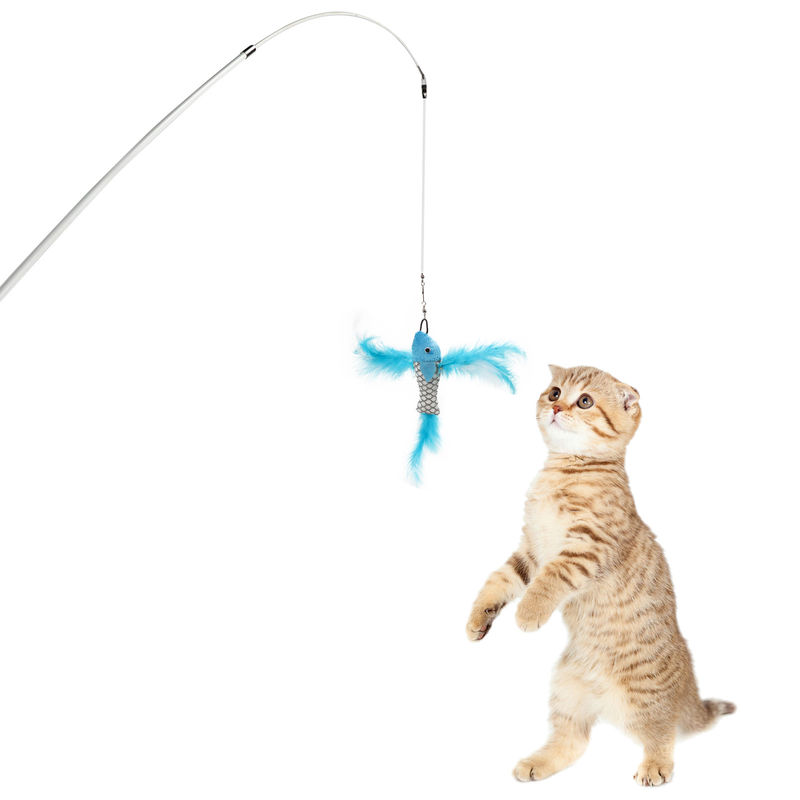 Leichtes wechselwirkendes Haustier-Spielzeug, Katzen-Festlichkeit haftet für verfügbares Katzen Soem/ODM fournisseur