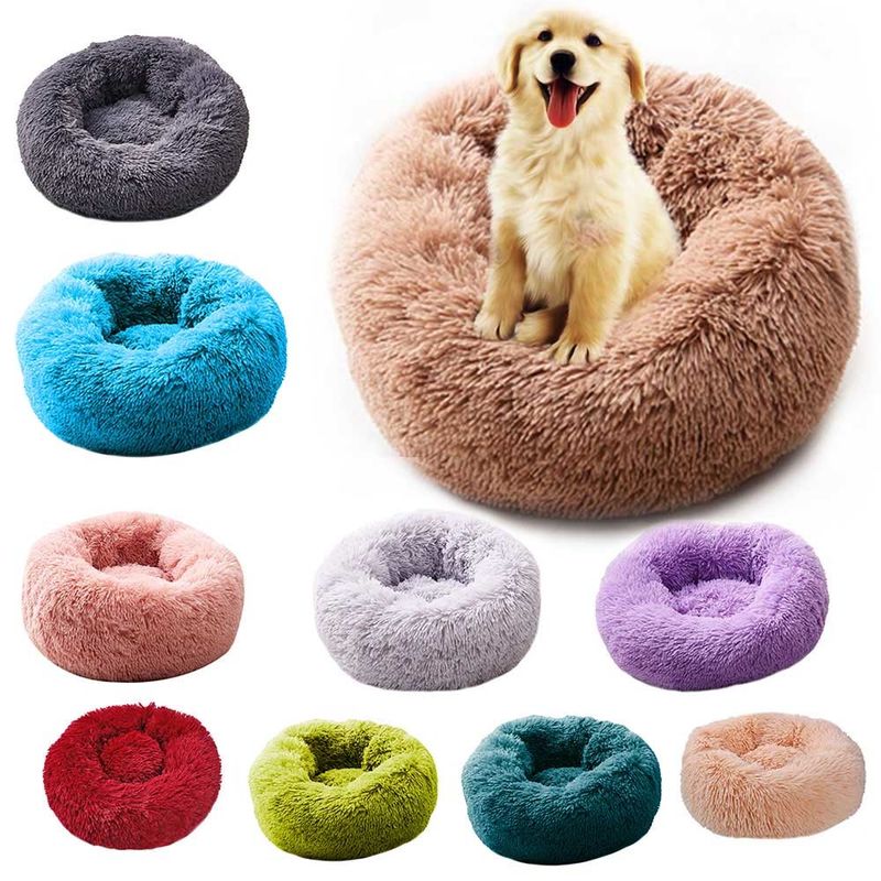 Super weiche Schaumgummiring-Betten/beruhigendes Hundebett-flaumiges bequemes für großes Hunde-/Katzen-Haus fournisseur