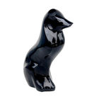 Schwarze Farbkatzen-geformte Urne, einzigartiges Katzen-Urne-Metallmaterielles Messingim amerikanischen Stil fournisseur