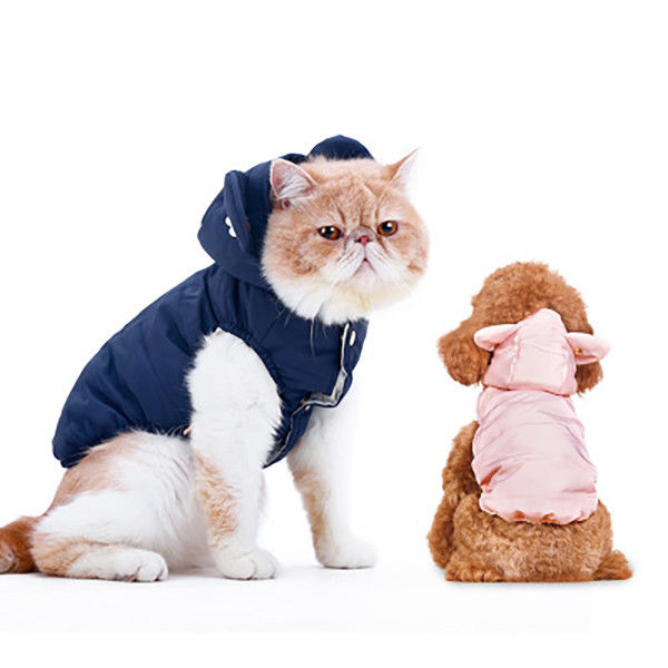 Belasten Sie tragende Baby-Kleidung der Katzen-150g Größen der Blaue/Rosa-Farbe2 für Winter fournisseur